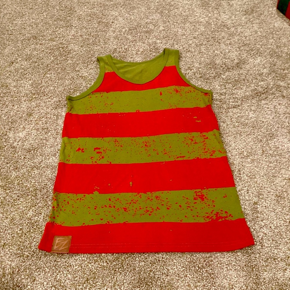 Electric Zombie Rare Nightmare On Elm Street Freddy Krueger Tank Small